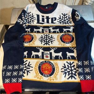 Miller Lite Ugly Sweater